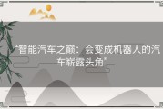 “智能汽车之巅：会变成机器人的汽车崭露头角”