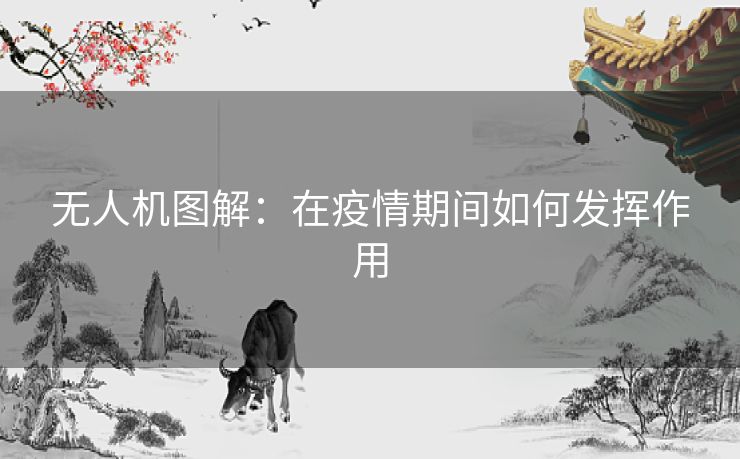 无人机图解:在疫情期间如何发挥作用 无人机图解:在疫情期间如何发挥作用