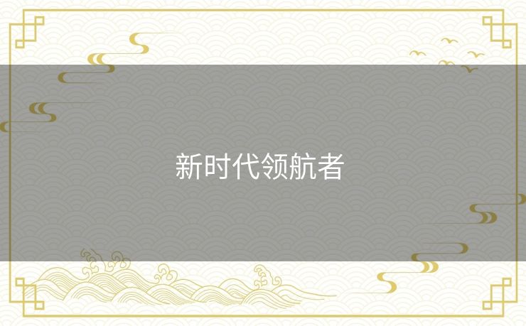 新时代领航者 新时代领航者