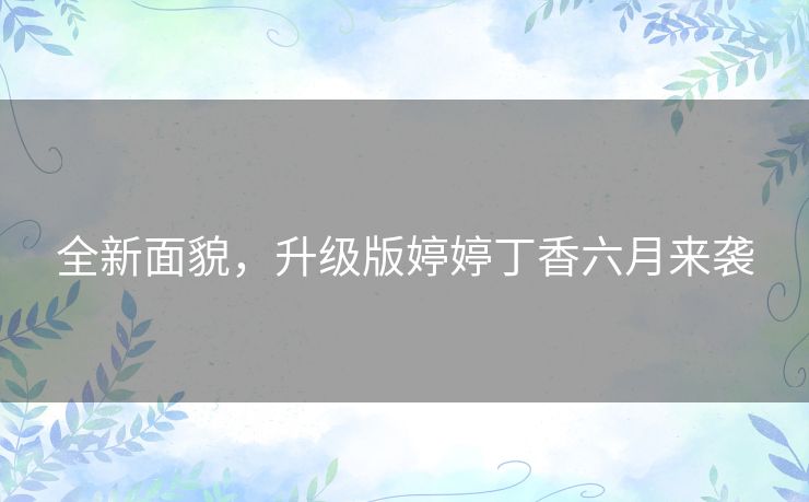 全新面貌，升级版婷婷丁香六月来袭