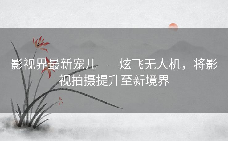 影视界最新宠儿——炫飞无人机,将影视拍摄提升至新境界 影视界最新宠儿——炫飞无人机,将影视拍摄提升至新境界